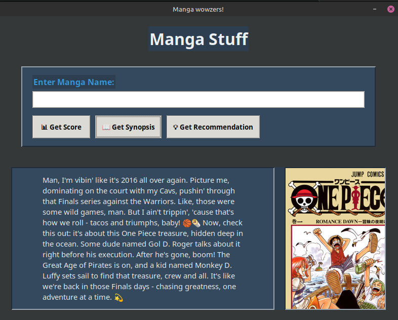 Project Two Screenshot